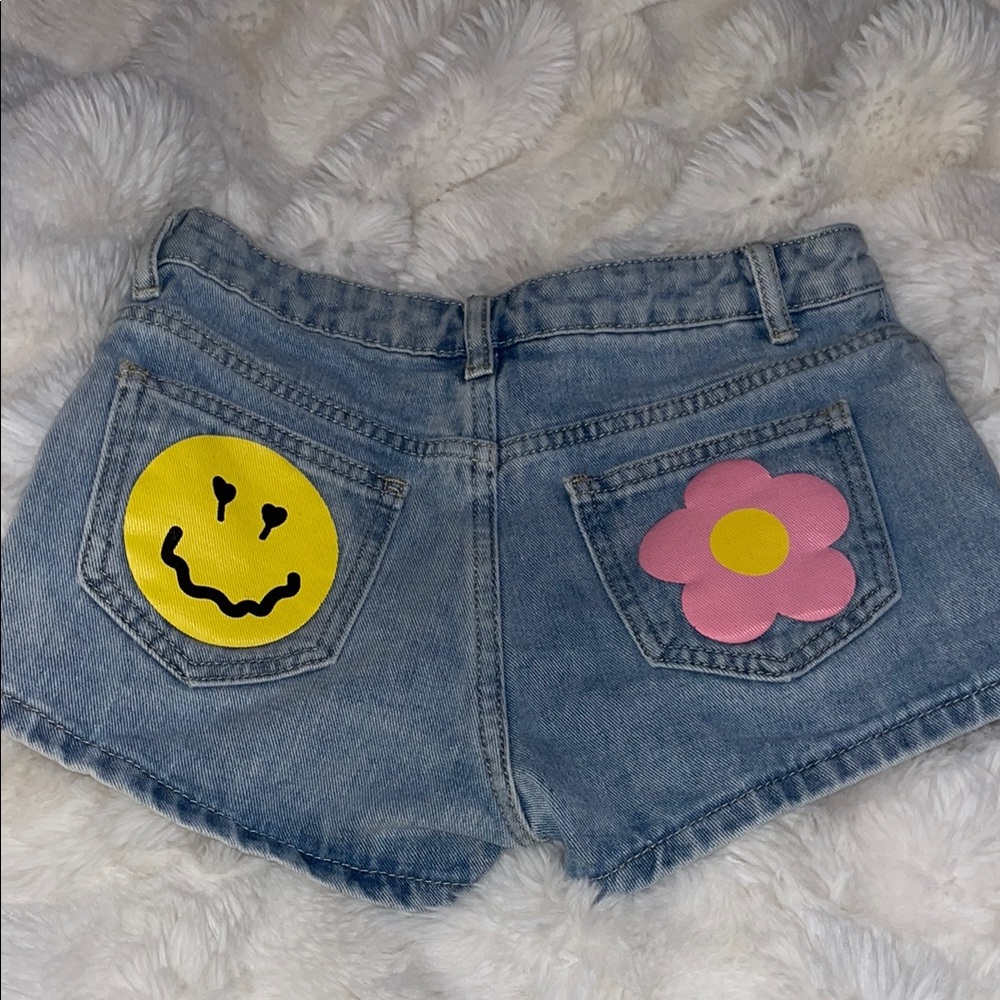 Kids SHEIN Blue Denim Shorts